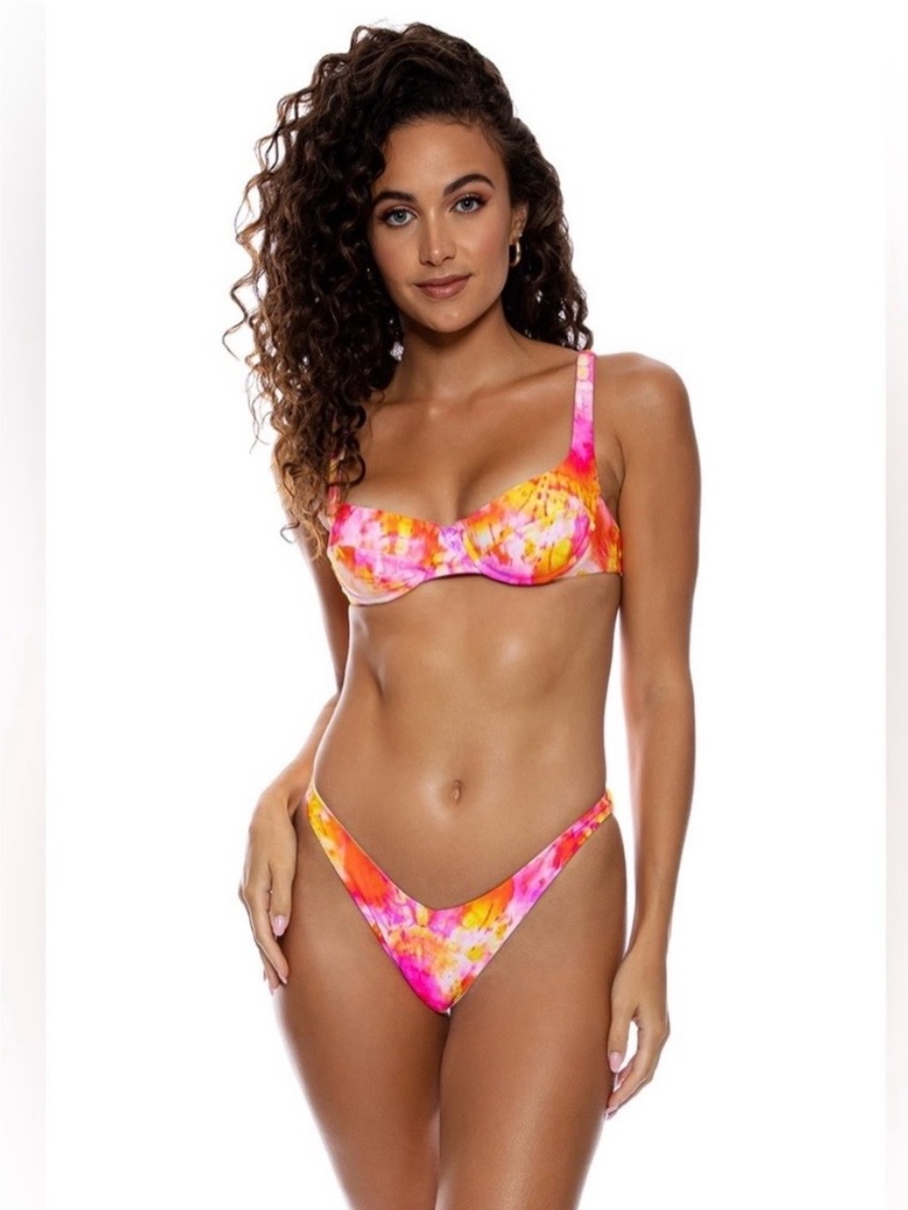 Luli Fama Retro Dream bikini set NWT M top S bottoms
